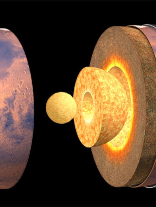 séismes mars activité manteau