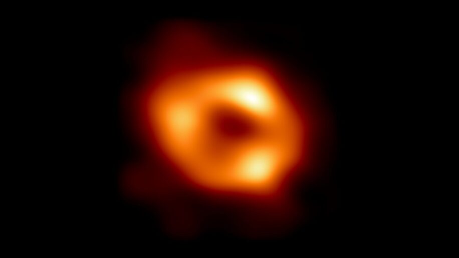 image sagittarius a trou noir supermassif voie lactee eht