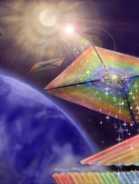 voile solaire diffractive