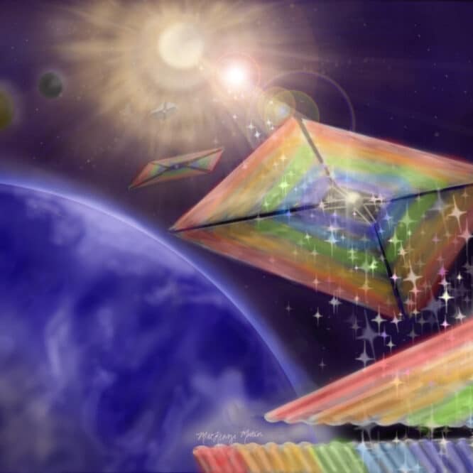 voile solaire diffractive
