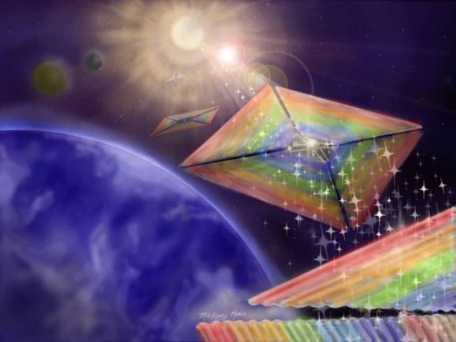 voile solaire diffractive