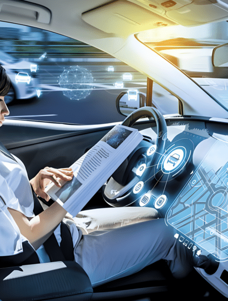 voitures autonomes forcer conducteurs rouler facon plus fluide