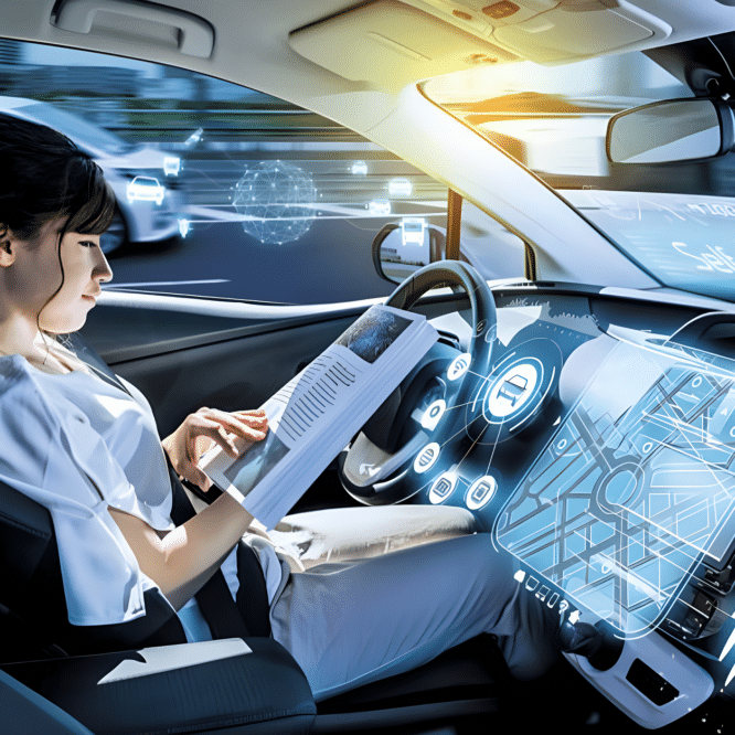 voitures autonomes forcer conducteurs rouler facon plus fluide