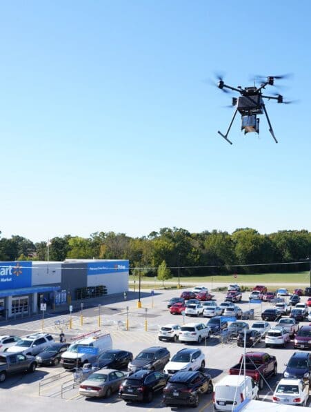 walmart deploi service livraison drones