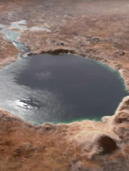 eau liquide sédiments mars vie