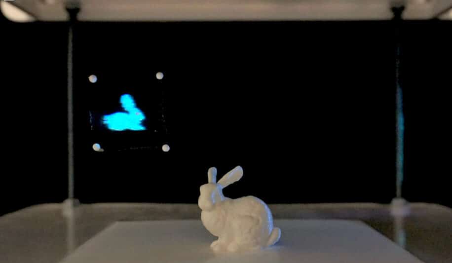 hologrammes projete airs ondes sonores