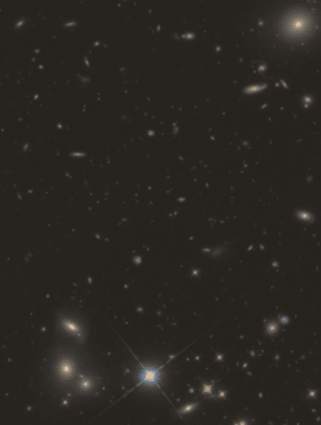 hubble capture image proche infrarouge