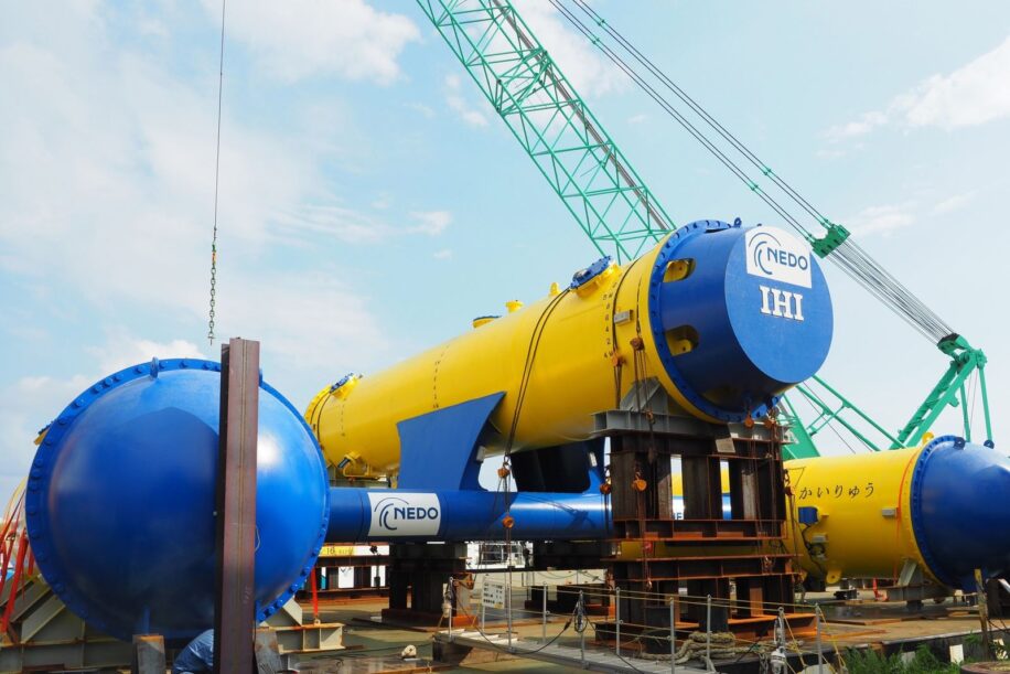 turbine geante transformer courants marins en électricité