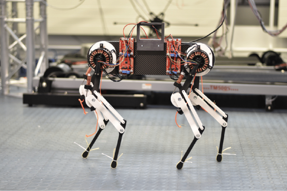 chien robot apprend marcher en une heure