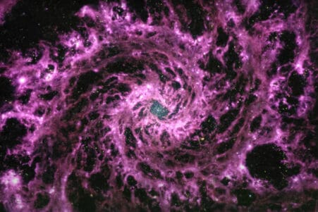 détails galaxie spirale James Webb