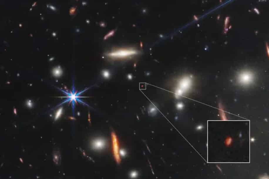 galaxie lointaine james webb chimie