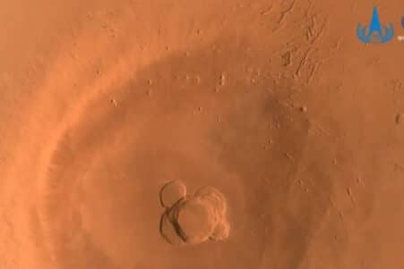 image montagne mars sonde chinois