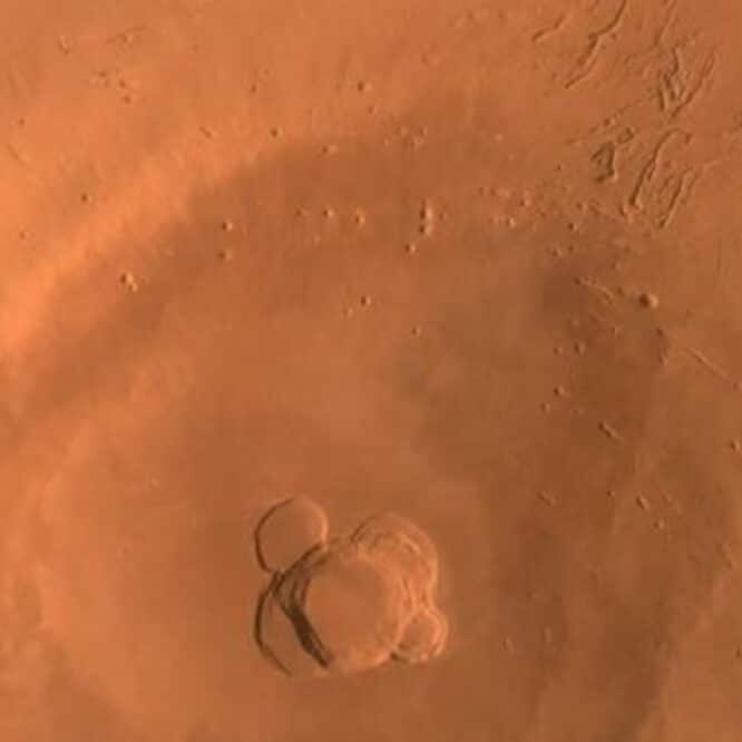image montagne mars sonde chinois
