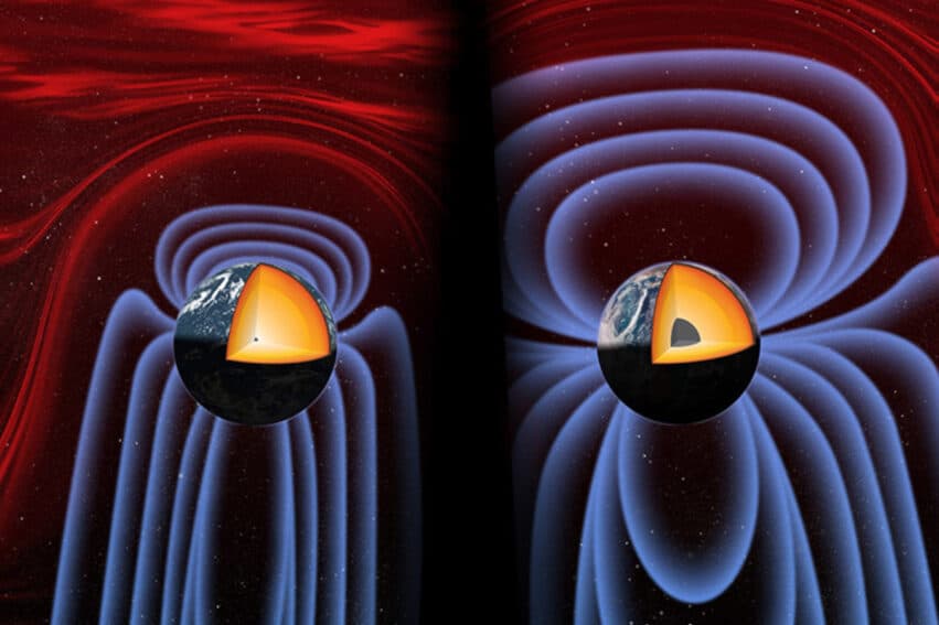 noyau terrestre explosion vie