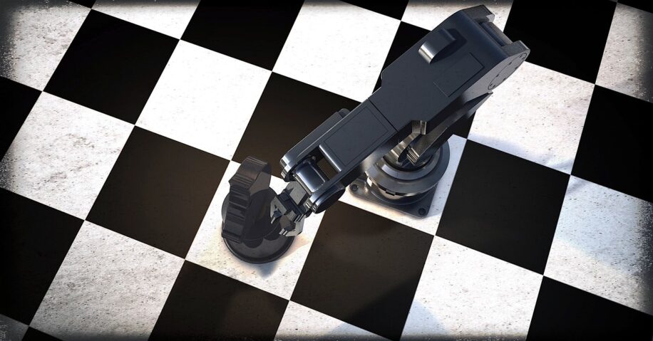 robot joueur echecs casse doigt enfant tournoi