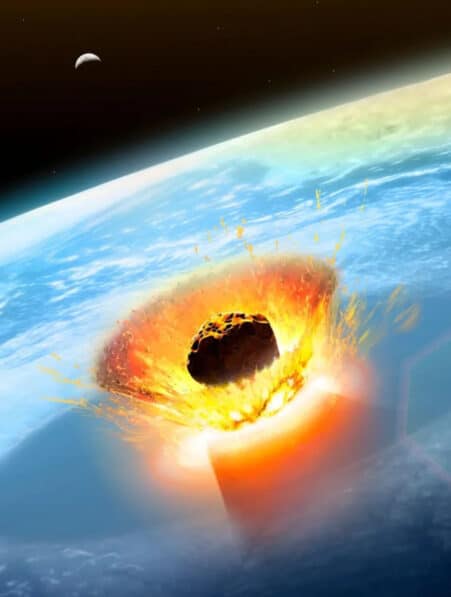 decouverte cratere sous-marin moment disparition dinosaures