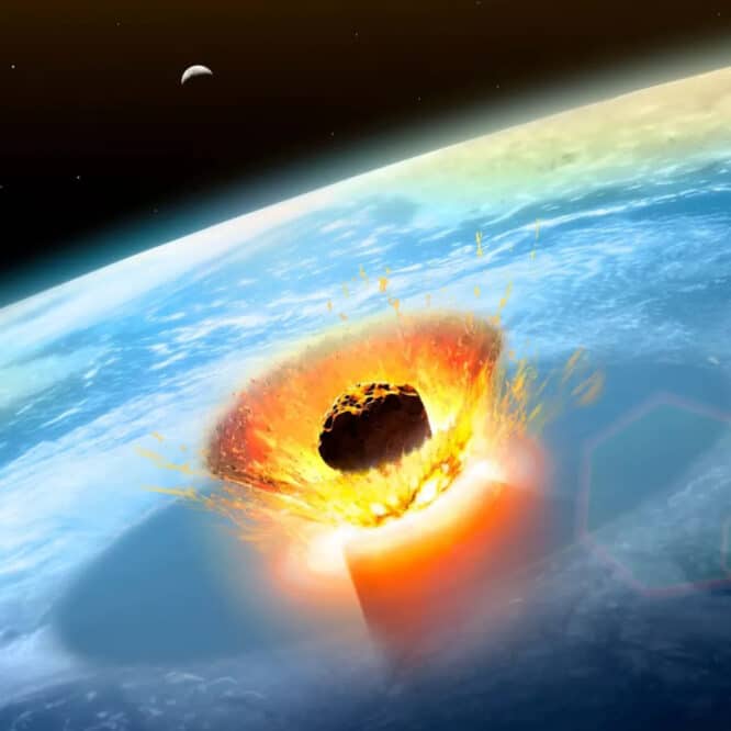 decouverte cratere sous-marin moment disparition dinosaures