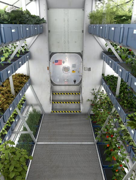 entreprise lance premiere serre spatiale