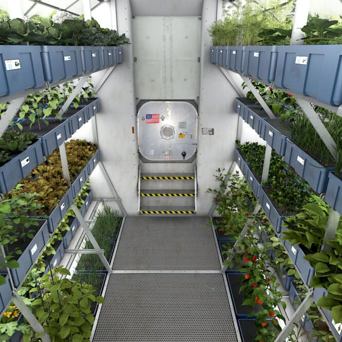 entreprise lance premiere serre spatiale