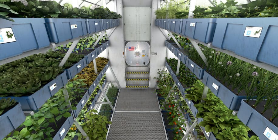 entreprise lance premiere serre spatiale