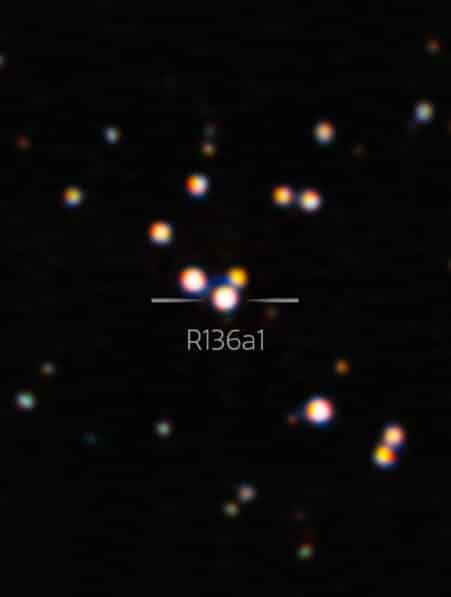 image la plus nette etoile la plus massive univers couv