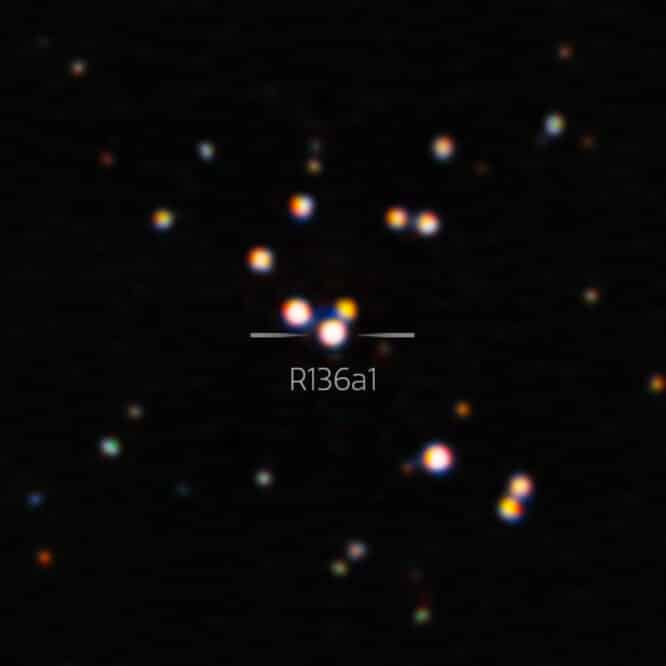 image la plus nette etoile la plus massive univers couv