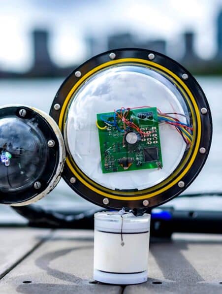 appareil photo sous marin sans batterie alimenté par son