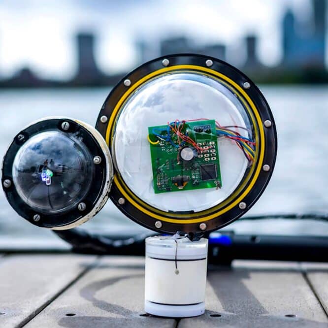 appareil photo sous marin sans batterie alimenté par son