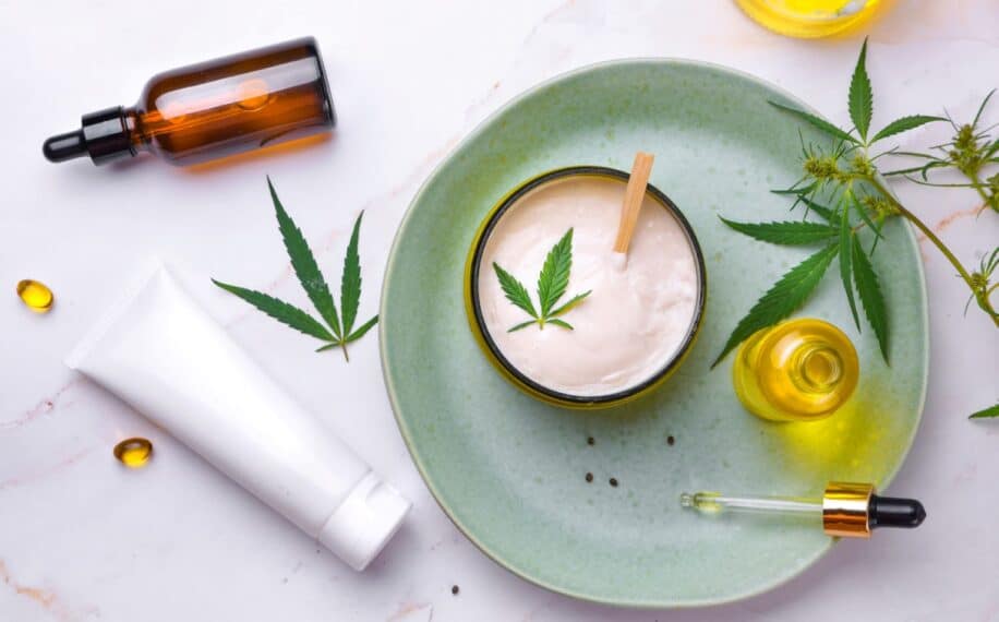 cbd utilise dans cosmetiques bienfaits sante