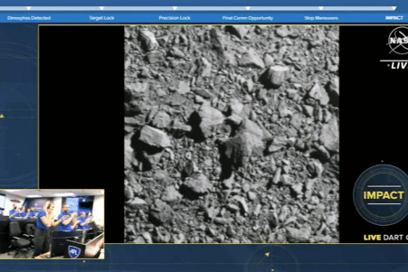 dart mission reussie devier trajectoire asteroide dimorphos couv