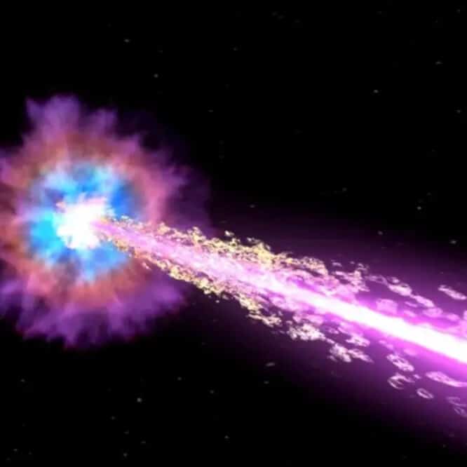 record sursaut gamma puissance durée