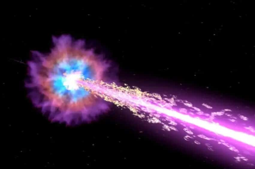 record sursaut gamma puissance durée