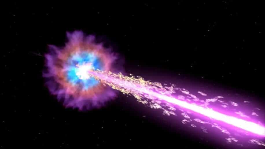 record sursaut gamma puissance durée
