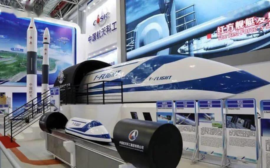 train Maglev sustentation magnétique tube à vide