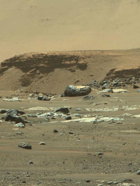 détection composés organiques eau cratère Jezero Mars