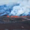 eruption du plus grand volcan du monde mauna loa couv