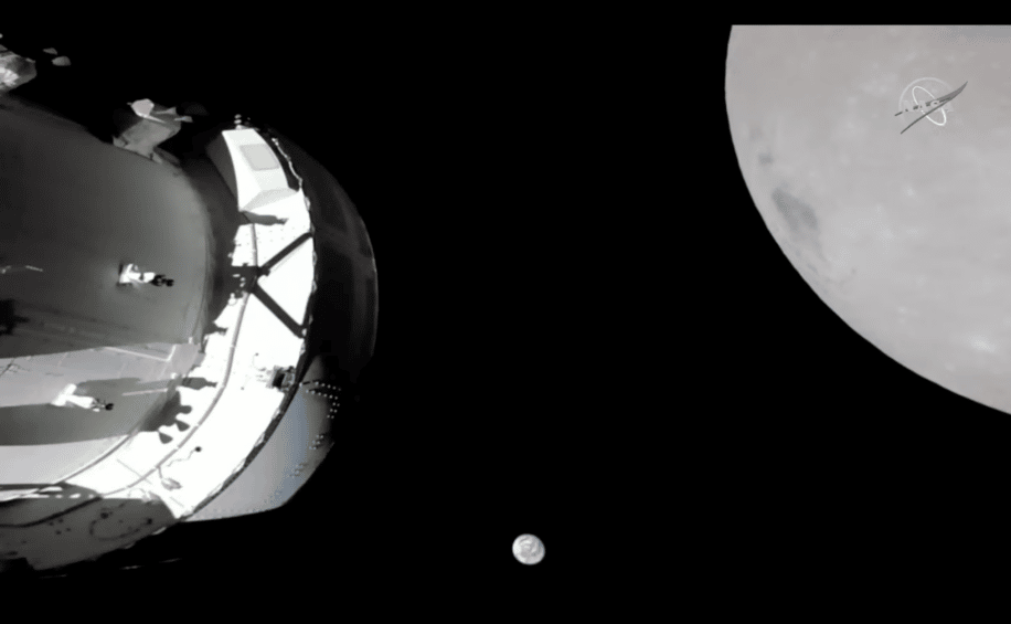 survol proche lune orion artemis 1 couv