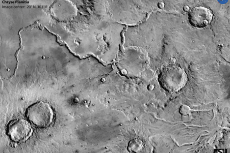 astéroide géant déclenche tsunami mars
