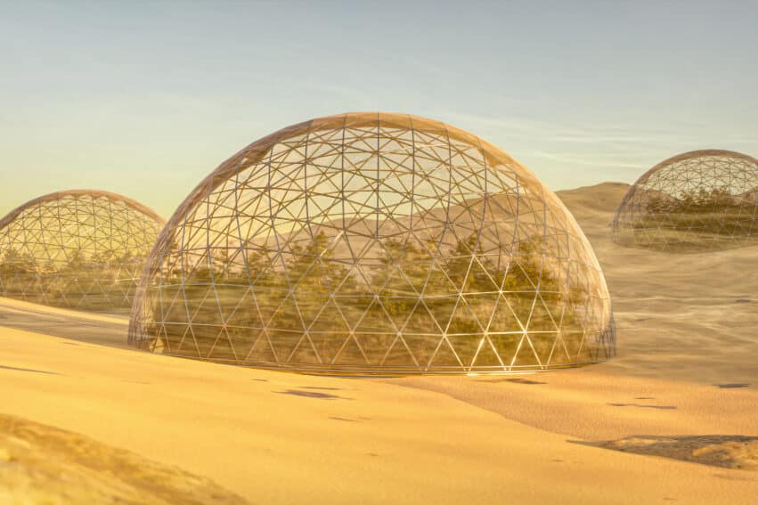 bulles forêts Mars