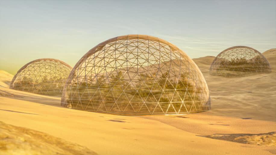 bulles forêts Mars