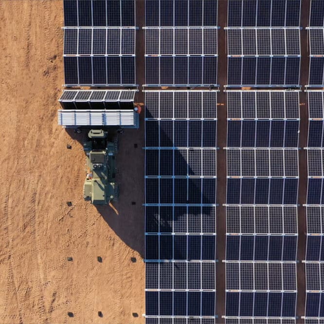 parc solaire déploiement rapide