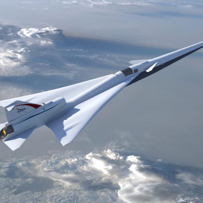 avion supersonique NASA X-59