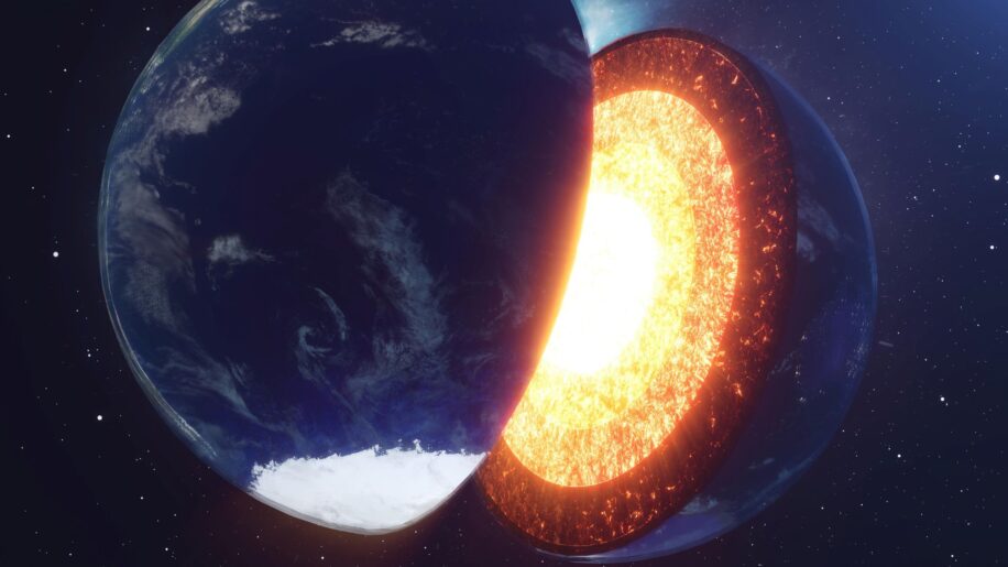 noyau interne terre inverse rotation impact vie couv