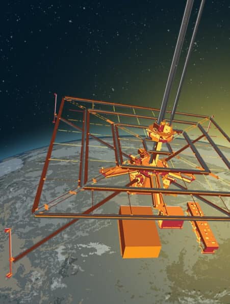 prototype panneau solaire spatial