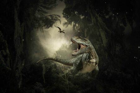 t-rex cerveau intelligent