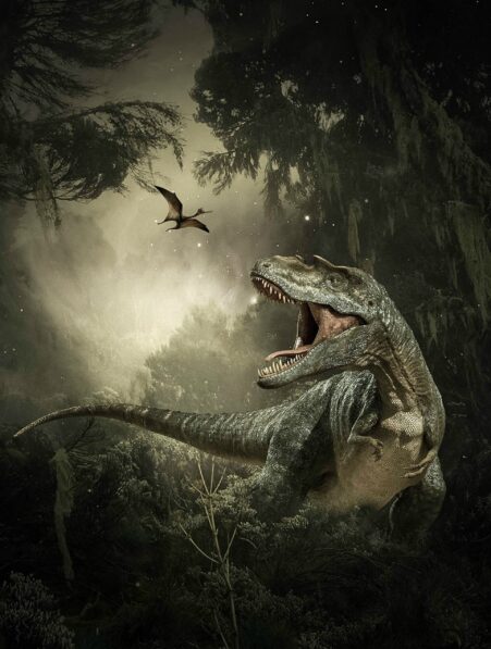 t-rex cerveau intelligent