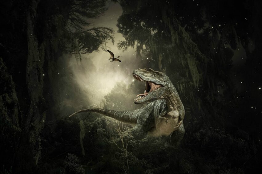 t-rex cerveau intelligent