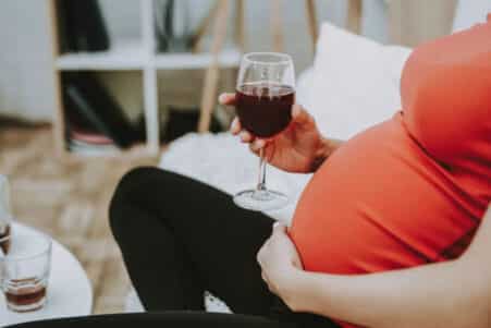 consommation alcool grossesse visage enfant