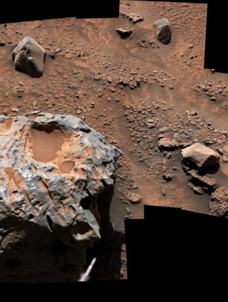 découverte météorite Mars Curiosity