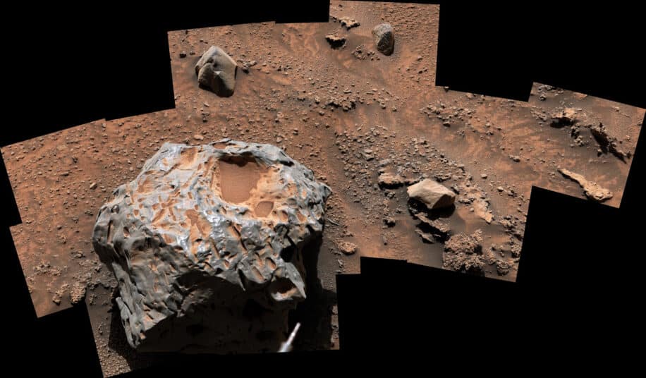 découverte météorite Mars Curiosity
